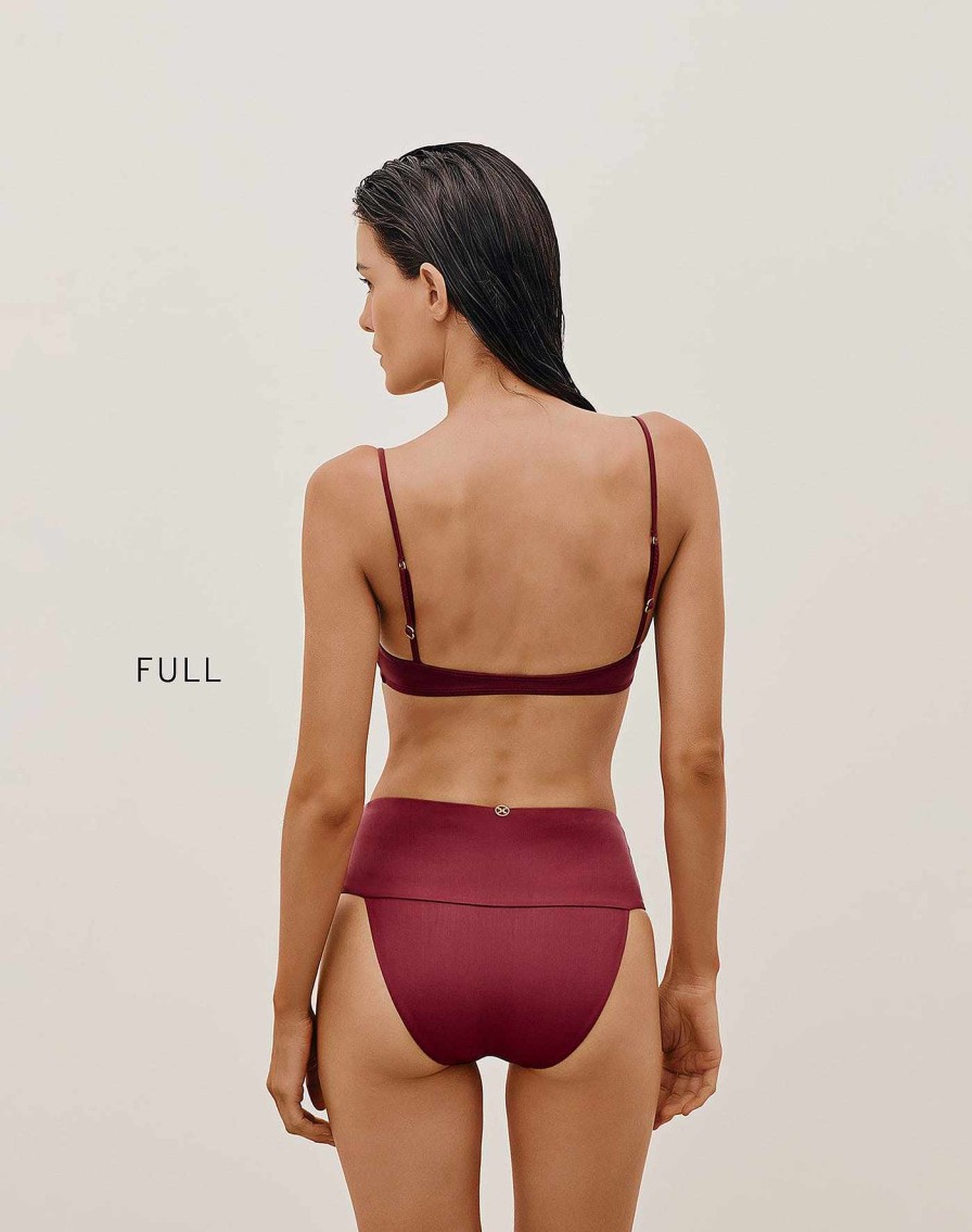 Swim Vix Brazilian | Jessica Hot Pant Bottom Cranberry