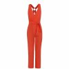 Clothing Vix | Hannah Detail Jumpsuit Tomato