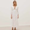 Clothing Vix Midi Dresses | Amelie Midi Dress Off White