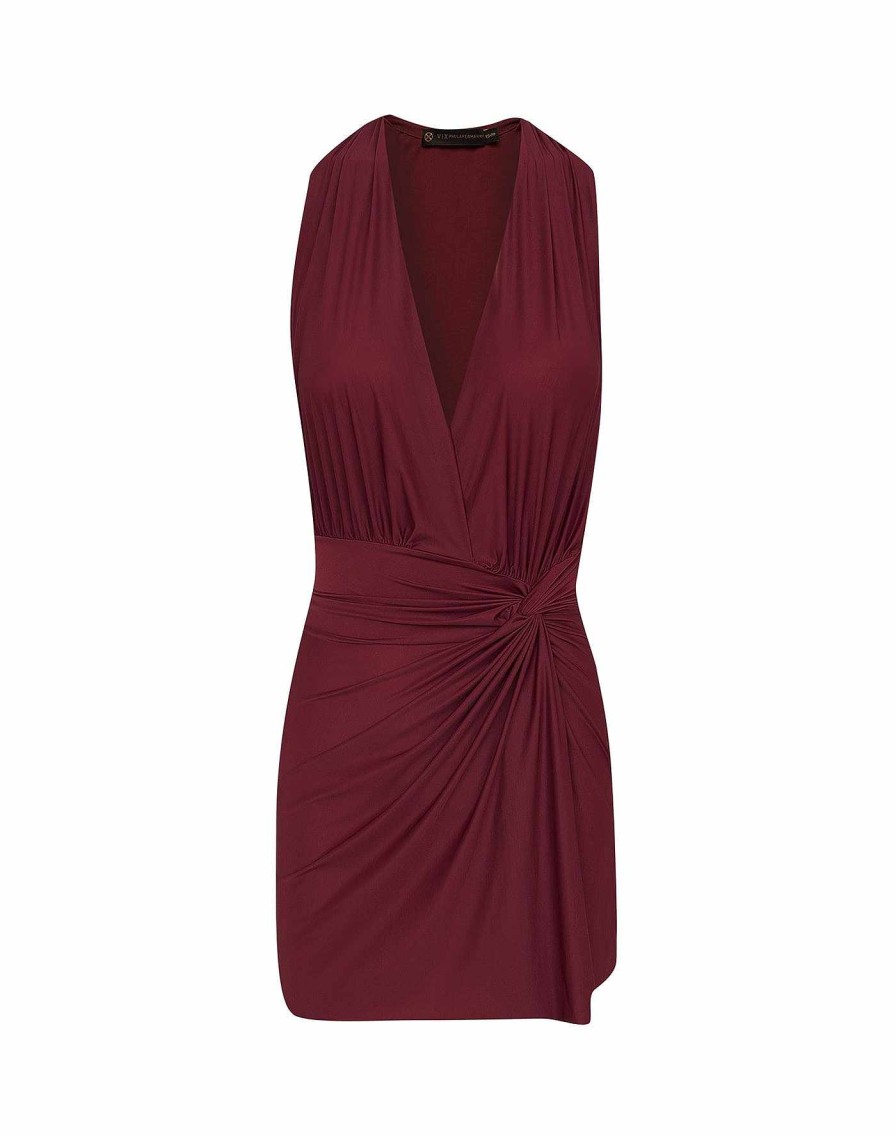 Cover Ups Vix | Karina Mini Cover Up Cranberry