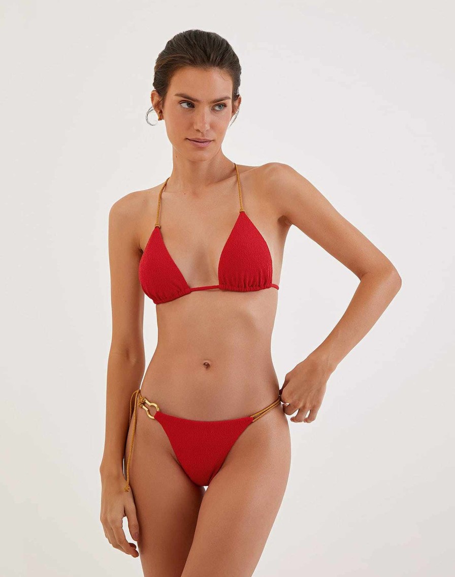 Swim Vix Triangle | Firenze Diane T Back Top Red Pepper