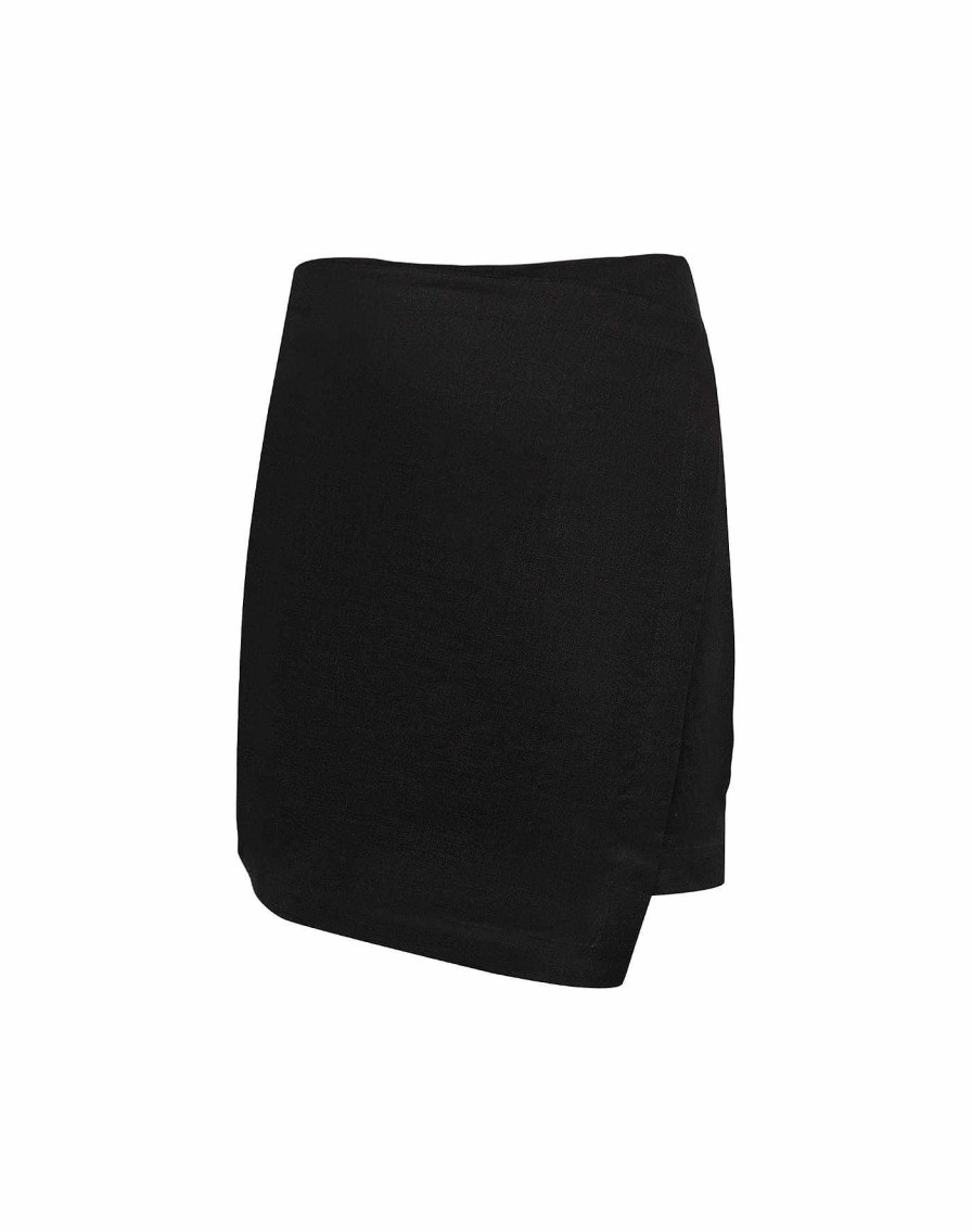 Clothing Vix Skirts | Meire Mini Skirt Black