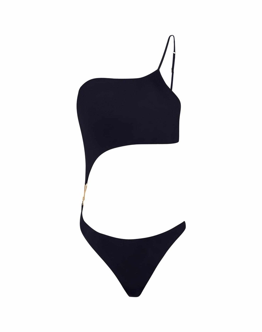 Swim Vix Brazilian | Matte Sienna Deise One Piece Black