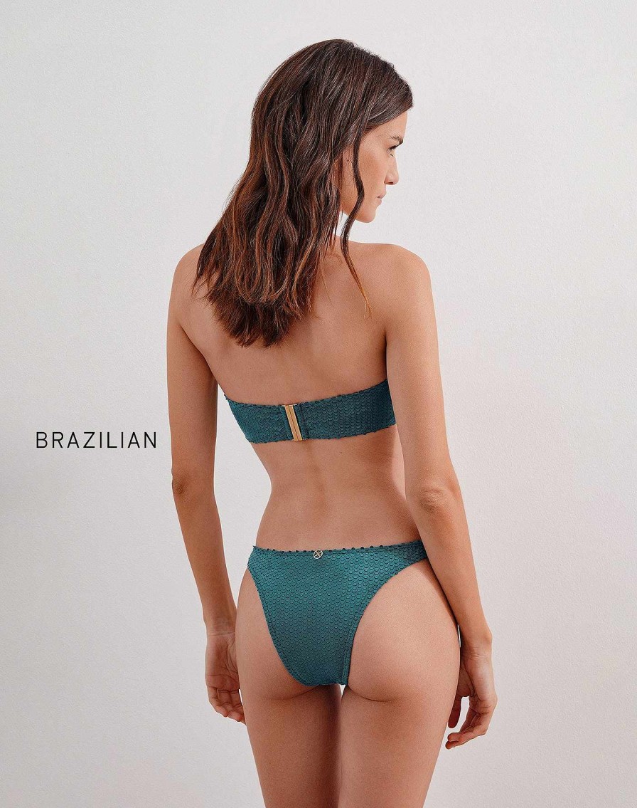 Swim Vix Brazilian | Scales Fany Bottom Ultra Marine