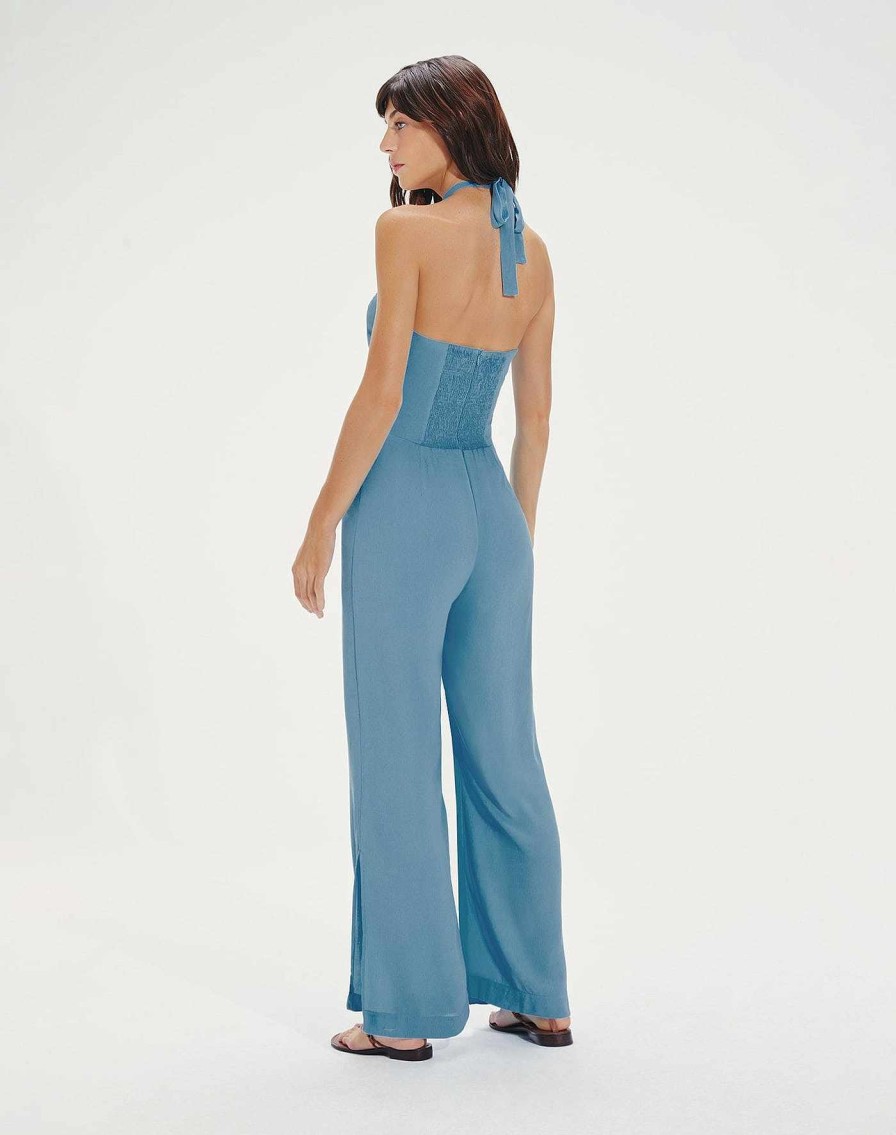 Clothing Vix | Luana Detail Jumpsuit Zen