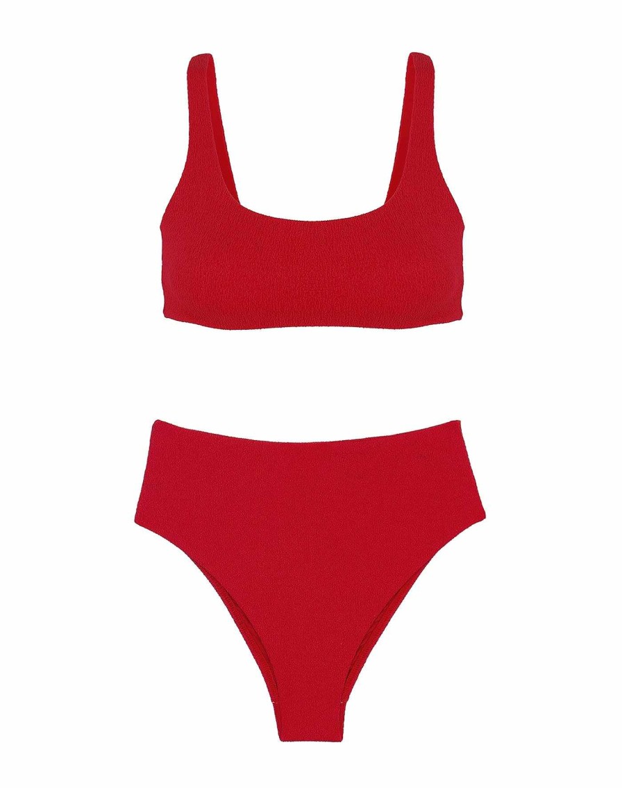 Swim Vix Brazilian | Firenze Bela Hot Pant Bottom Red Pepper