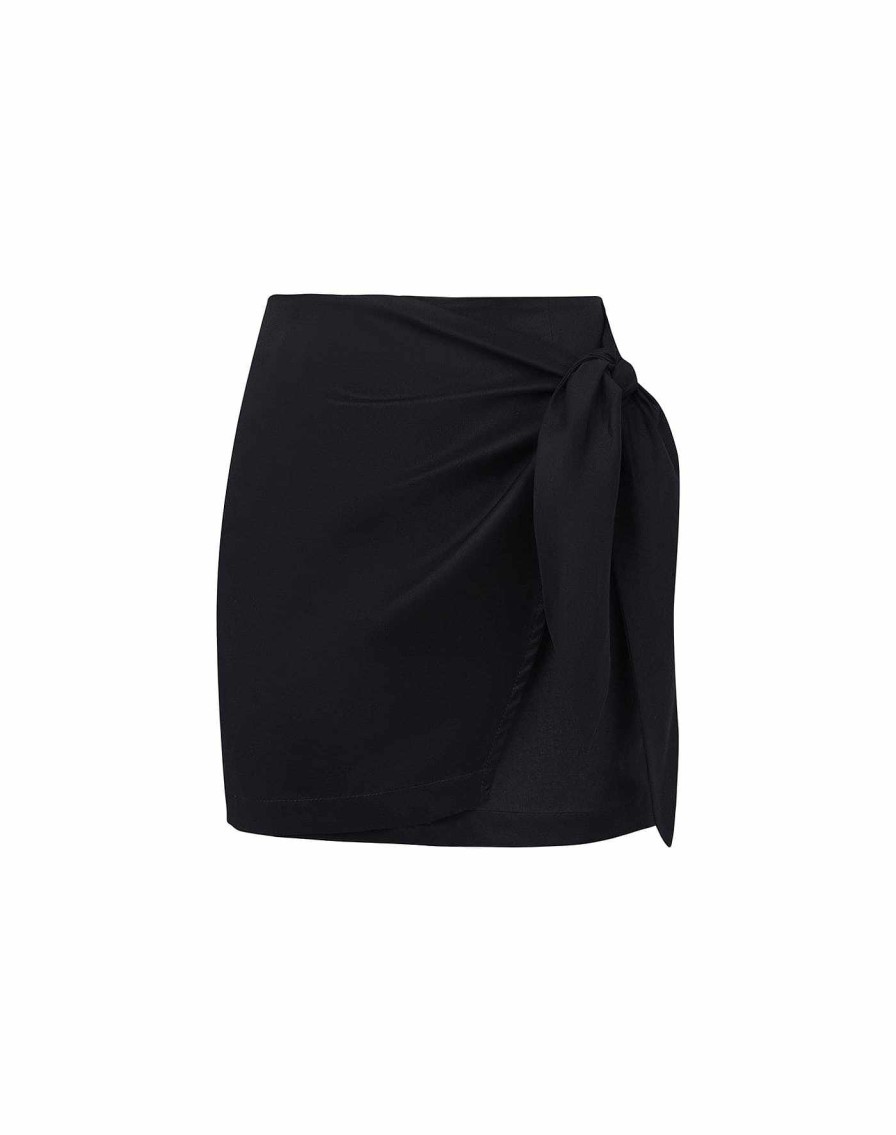 Clothing Vix Skirts | Rai Mini Skirt Black