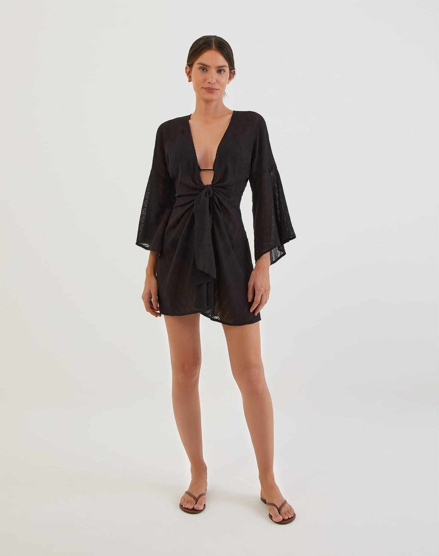 Cover Ups Vix | Perola Short Cover Up Black