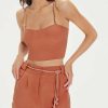 Clothing Vix Shorts | Janis Detail Short Rust