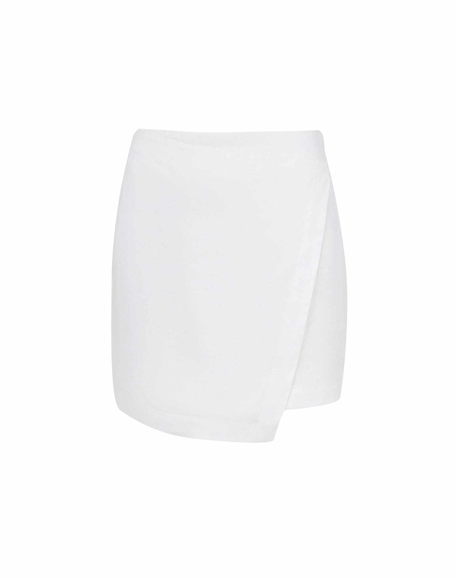 Clothing Vix Skirts | Meire Mini Skirt Off White