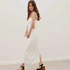 Clothing Vix Long Dresses | Jane Detail Long Dress Off White