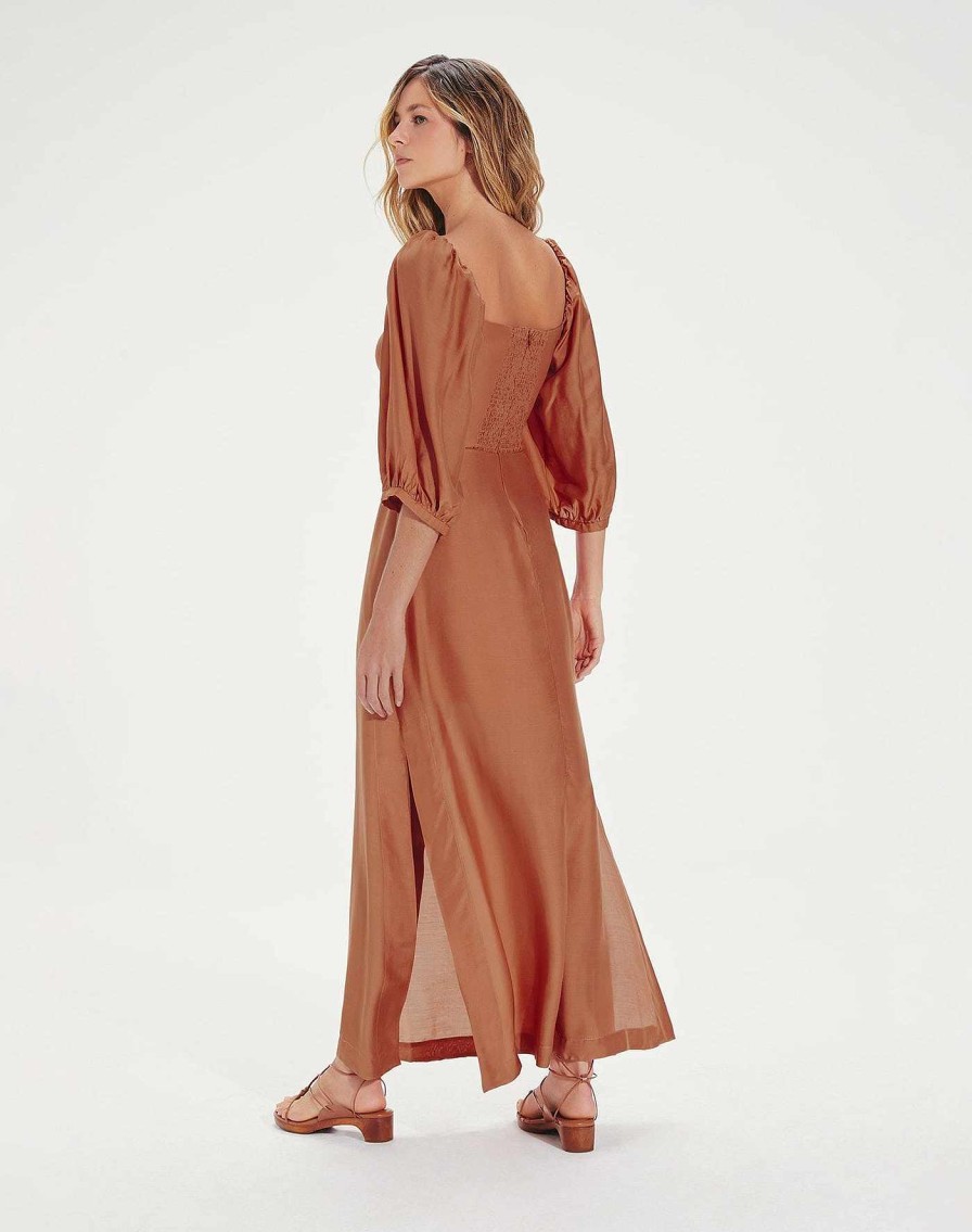 Clothing Vix Long Dresses | Eleanor Detail Long Dress