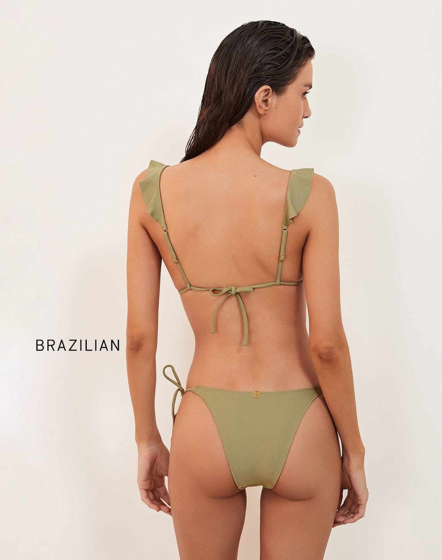 Swim Vix Full | Tie Side Bottom Olivine