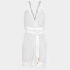 Clothing Vix Short Dresses | Audrey Detail Short Dress Off White