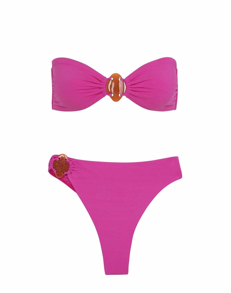 Swim Vix Brazilian | Kim Hot Pant Bottom Bubblegum