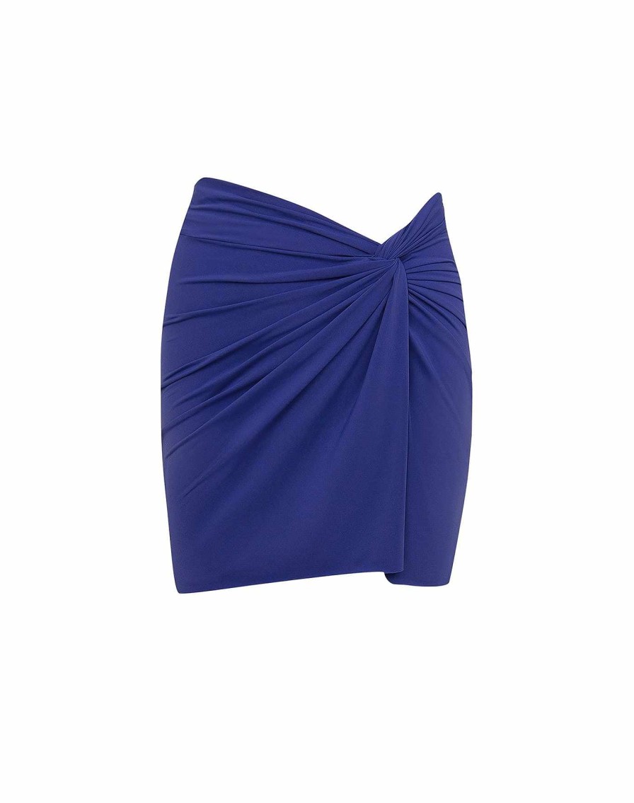 Cover Ups Vix | Karen Mini Pareo Skirt Lazuli