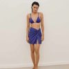 Cover Ups Vix | Karen Mini Pareo Skirt Lazuli