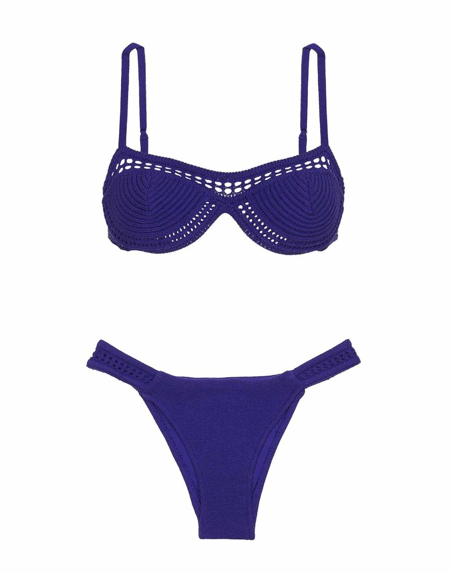 Swim Vix Bralette | Knit Jessi Top Lazuli