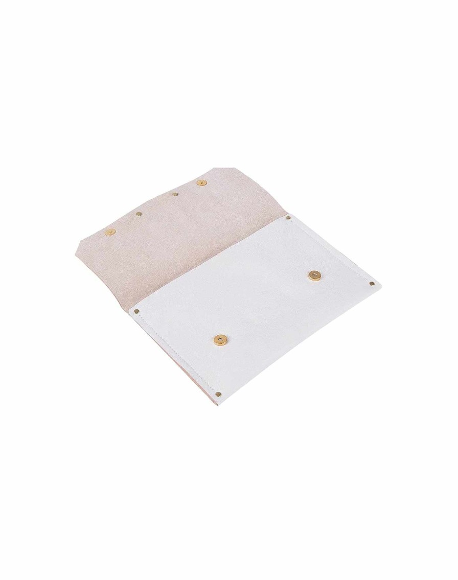 Accessories Vix | Pietra Clutch Off White