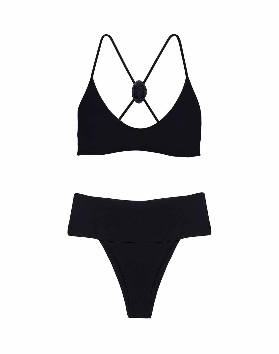 Swim Vix Bralette | Kim Li Top Black