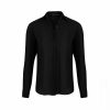 Clothing Vix Long Sleeve Tops | Jaque Long Sleeve Blouse Black