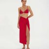 Cover Ups Vix | Karen Midi Skirt Red Pepper