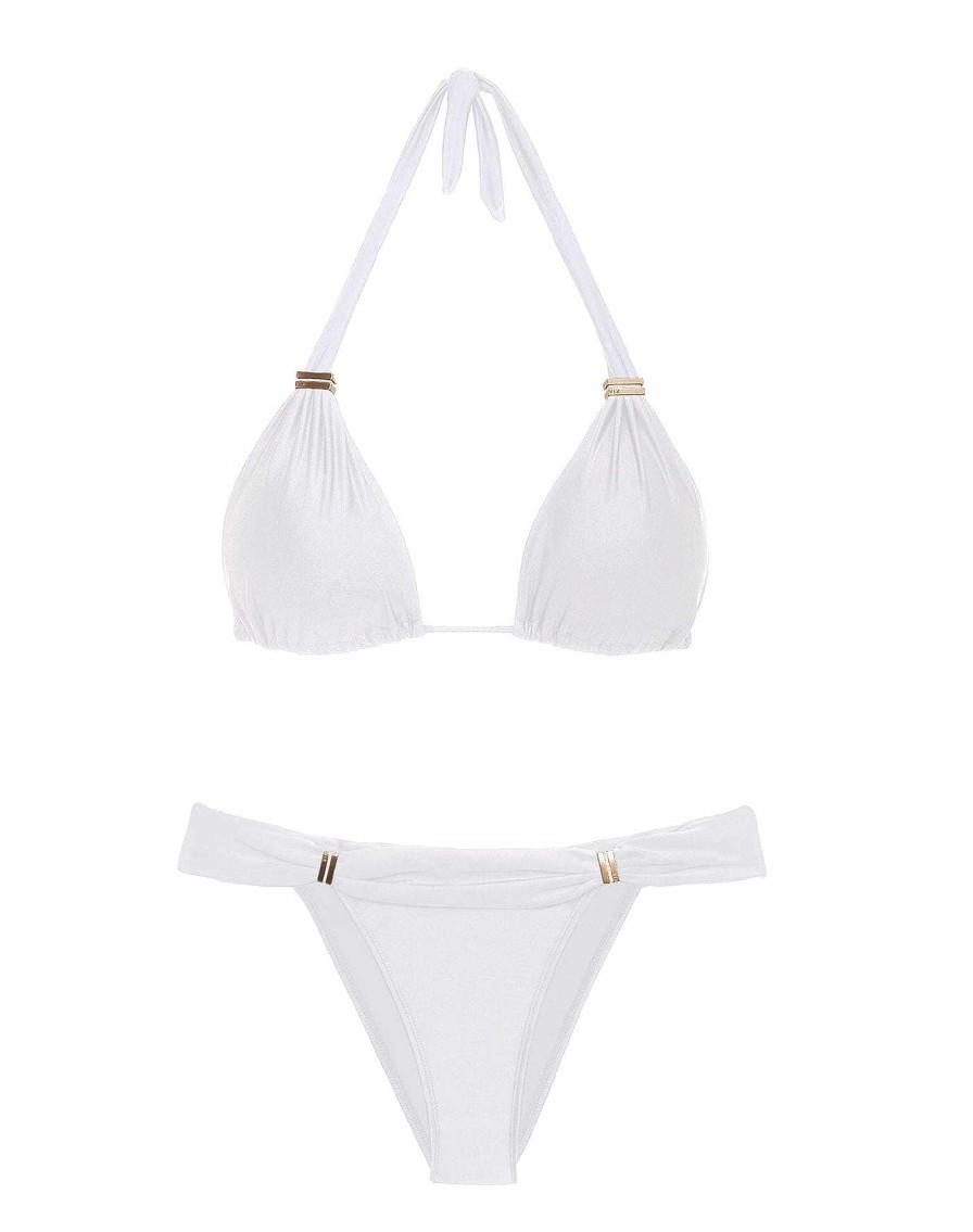 Swim Vix Triangle | Bia Tube Top White