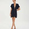 Cover Ups Vix | Fuji Caftan Black