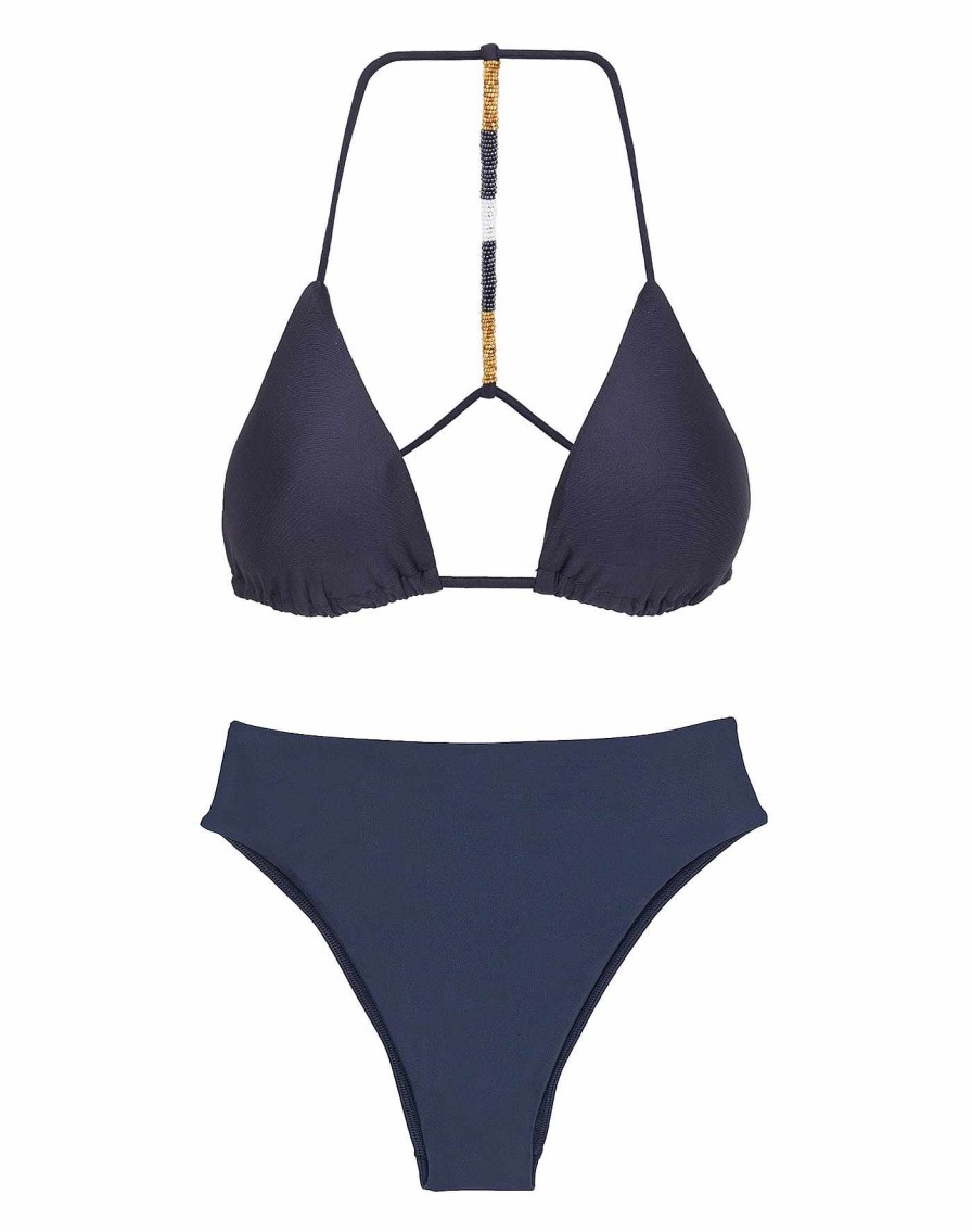 Swim Vix Brazilian | Gigi Hot Pant Bottom Indigo