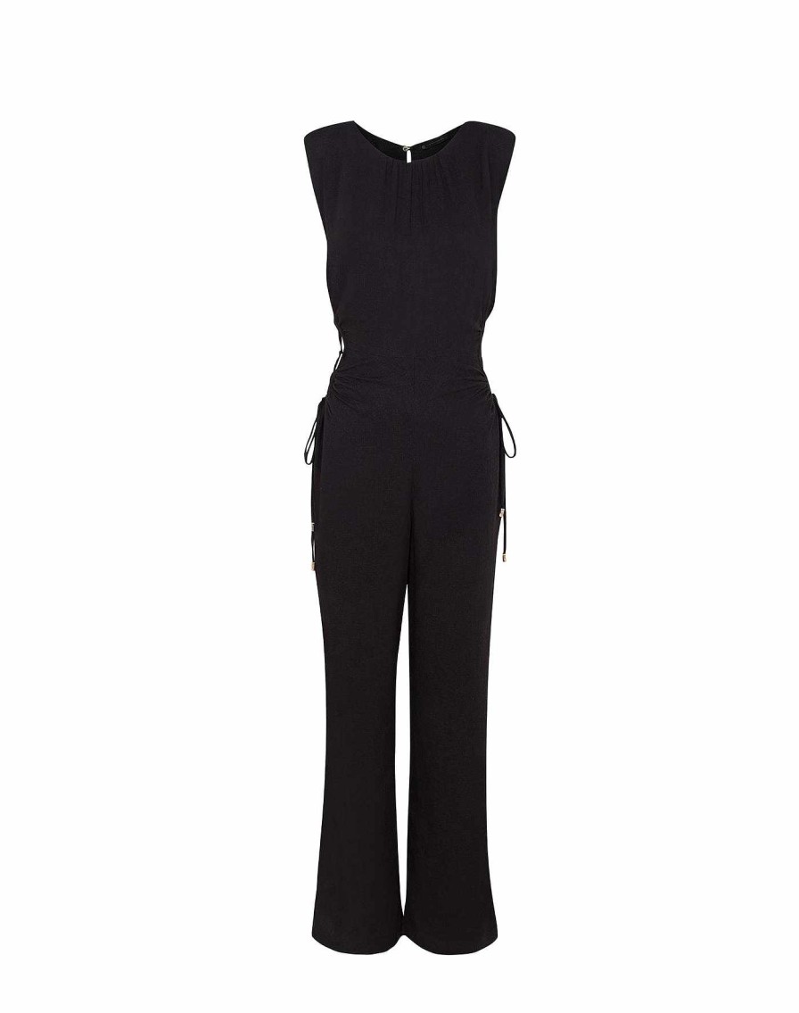 Clothing Vix | Carina Detail Jumpsuit Black