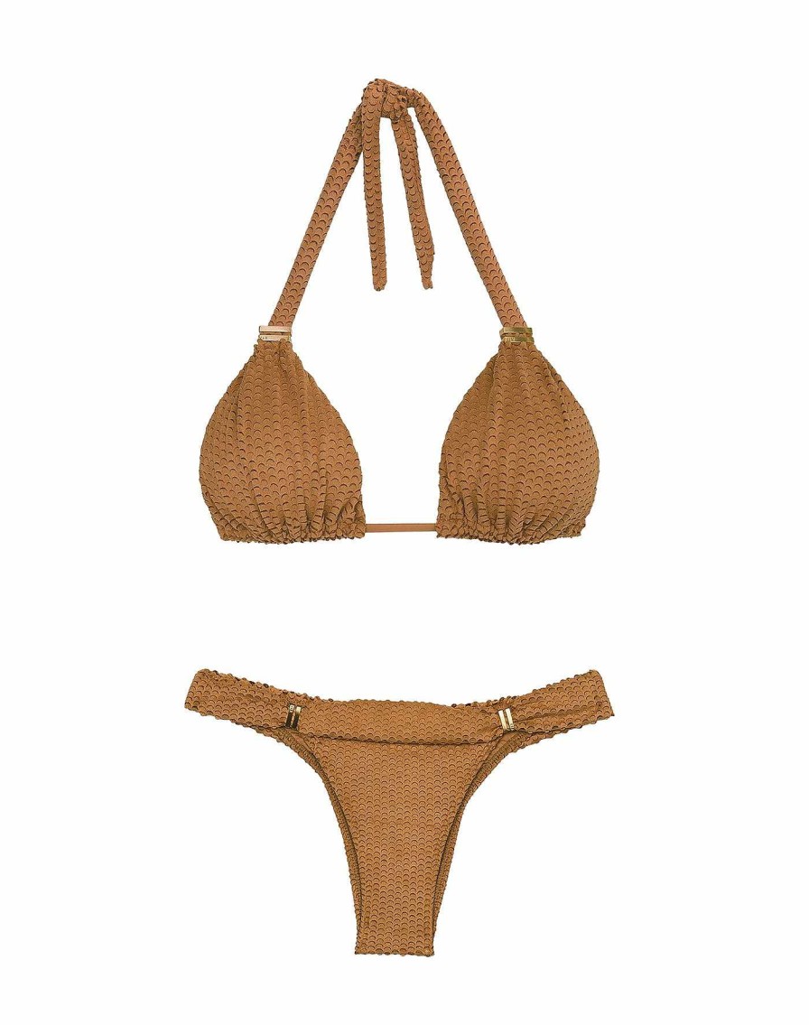 Swim Vix Brazilian | Scales Bia Tube Bottom Toffee