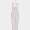 Clothing Vix | Luana Detail Jumpsuit Off White