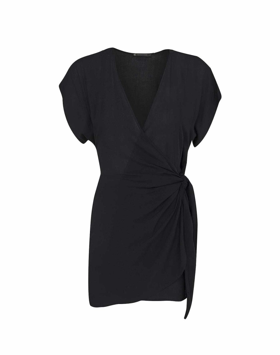 Cover Ups Vix | Emily Caftan Black