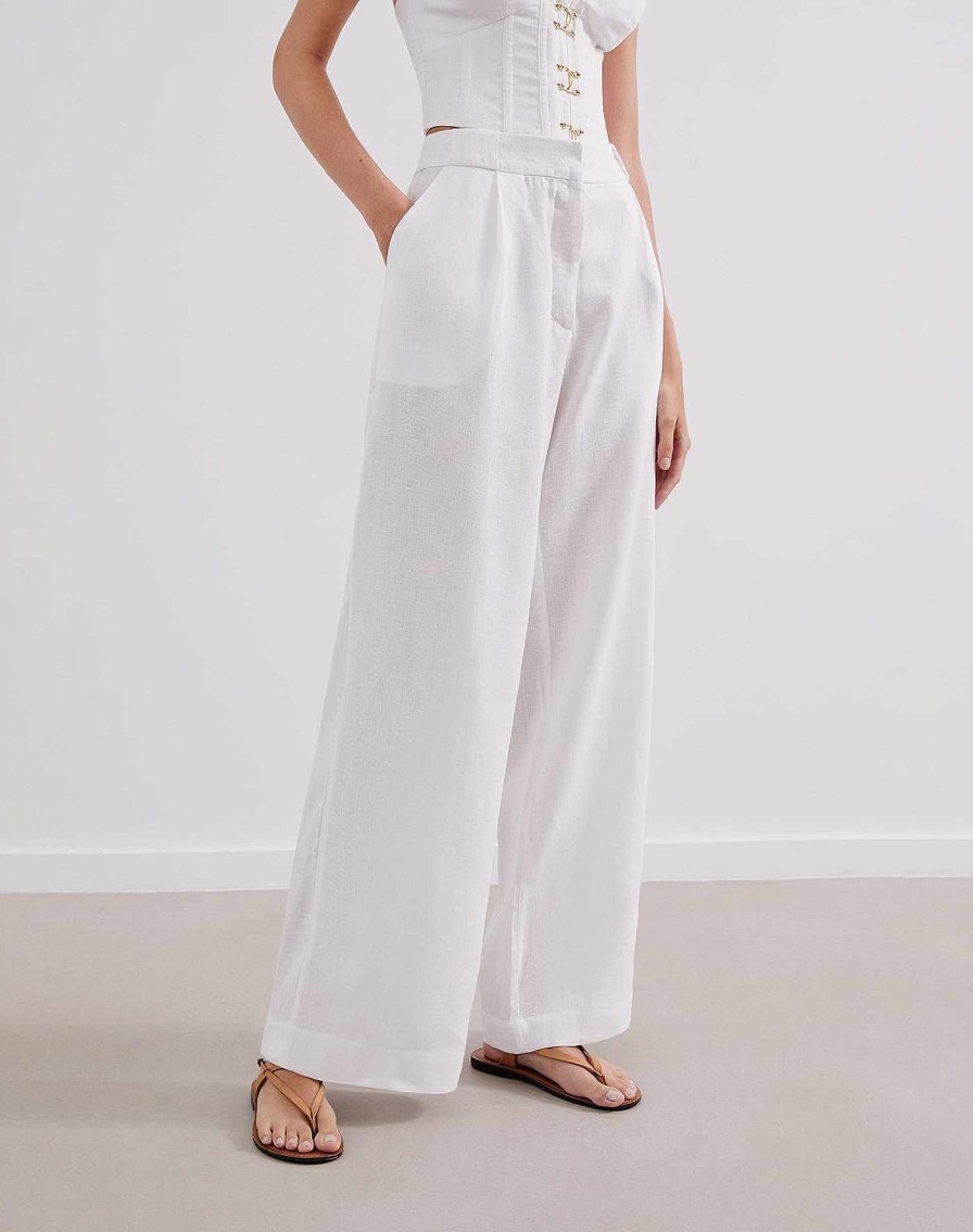 Clothing Vix Pants | Hana Pants Off White