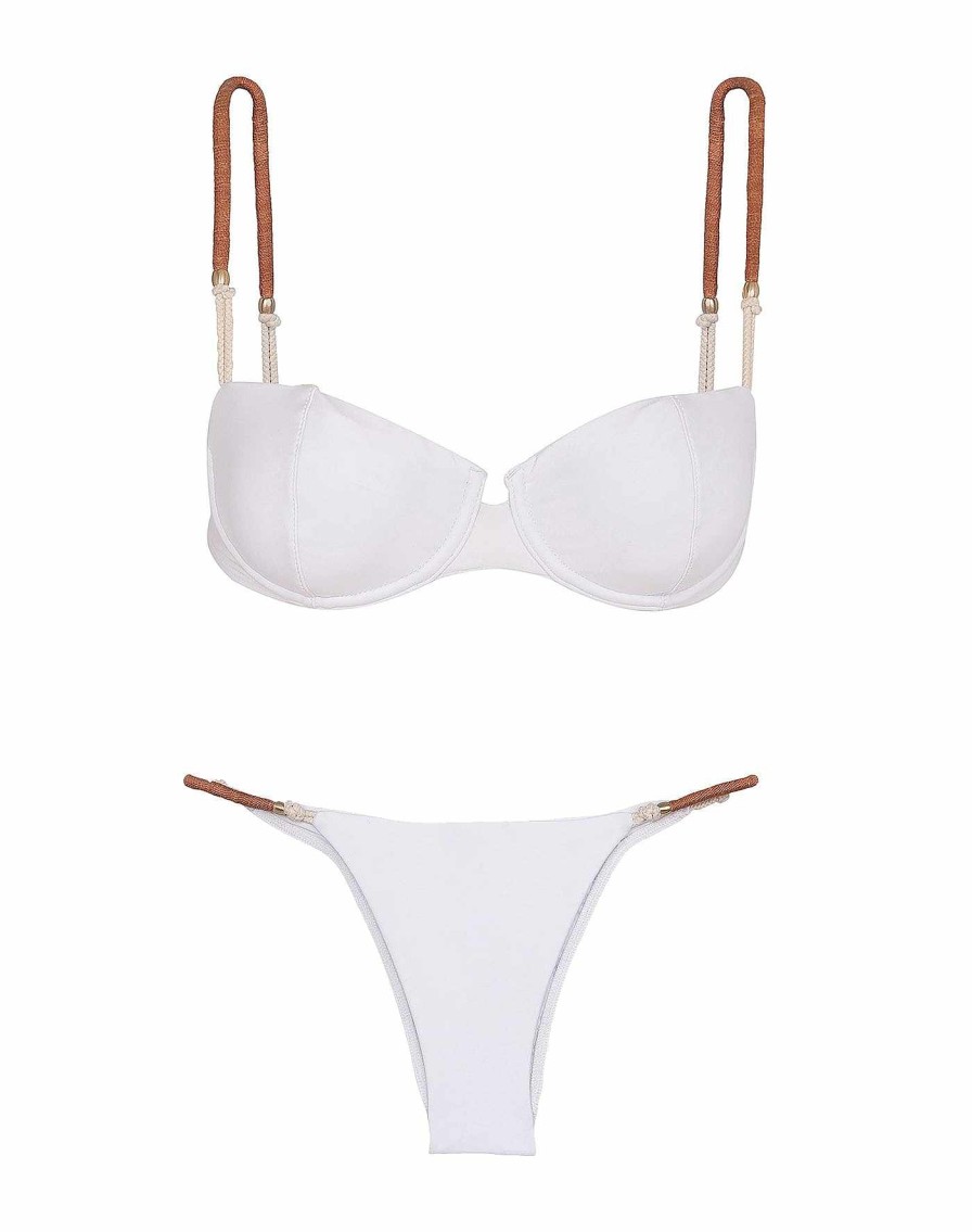 Swim Vix Brazilian | Elis Detail Bottom White