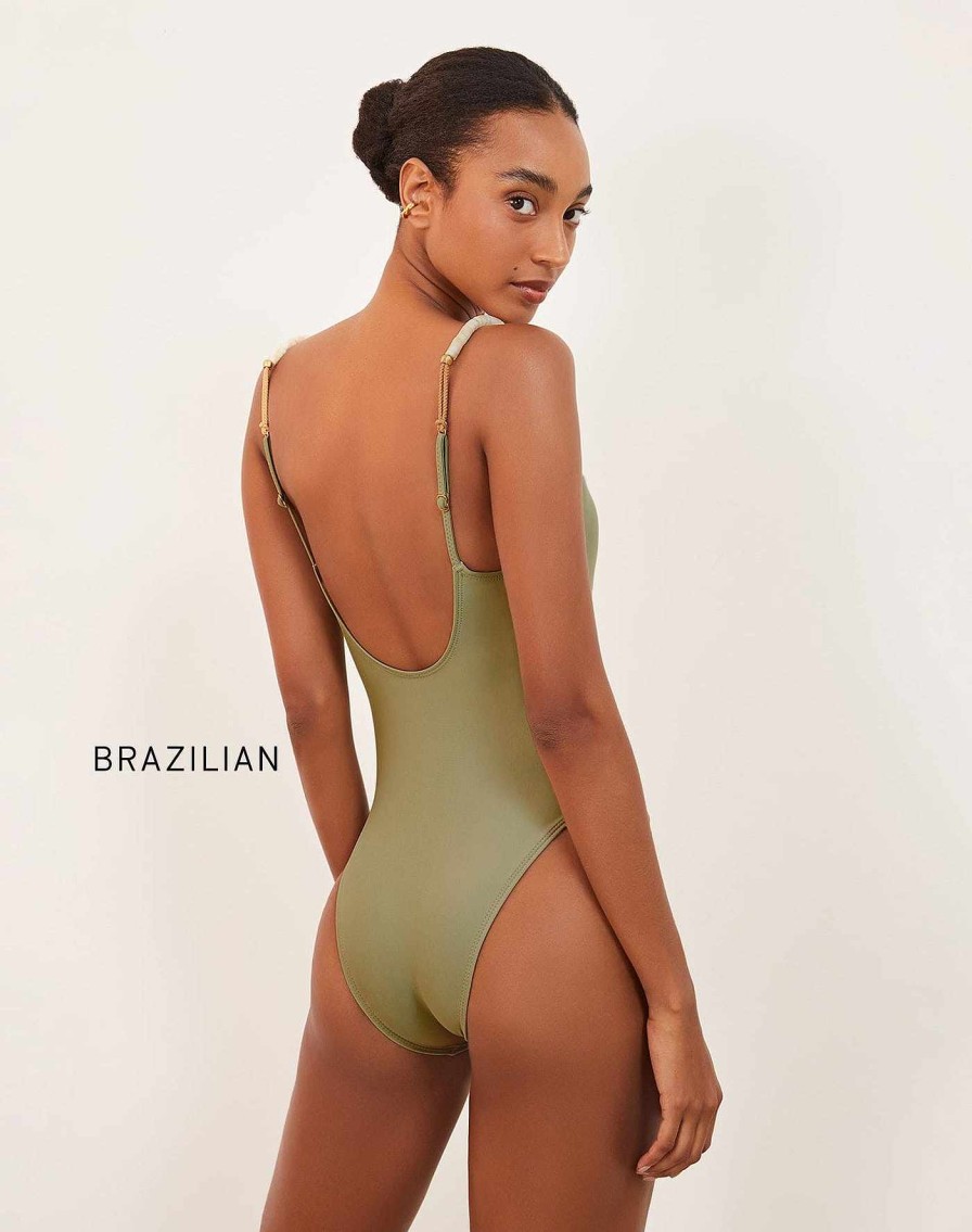 Swim Vix Brazilian | Brooke Li One Piece Olivine