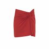 Cover Ups Vix | Karen Mini Pareo Skirt Brick