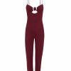 Clothing Vix | Tuane Jumpsuit Cranberry