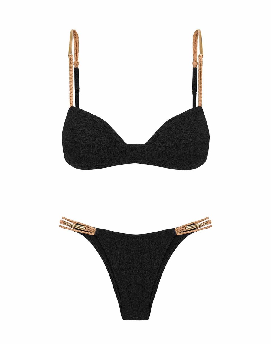 Swim Vix Bralette | Firenze Mandy Amelia Top Black