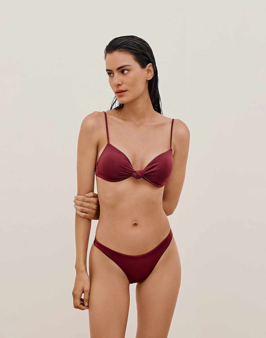 Swim Vix Brazilian | Basic Bottom Cranberry