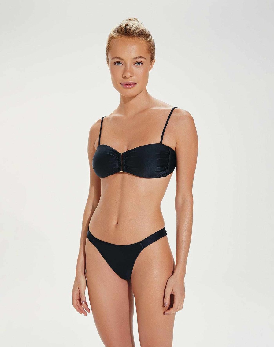 Swim Vix Bandeau | Square Bandeau Top Black