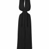 Clothing Vix Long Dresses | Nayara Detail Long Dress Black