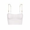 Clothing Vix Sleeveless Tops | Jaime Detail Top Off White