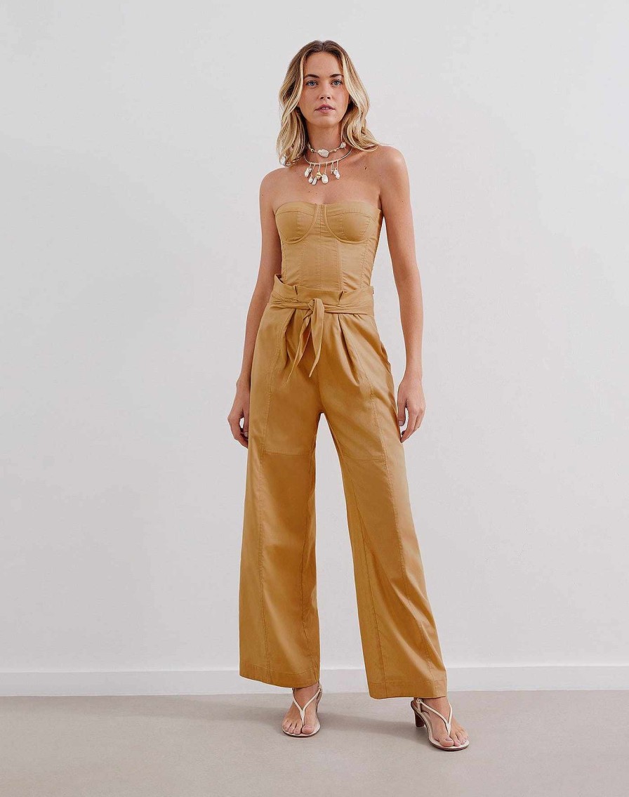 Clothing Vix | Domenique Pants Walnut