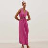 Clothing Vix Long Dresses | Maya Detail Long Dress Bubblegum