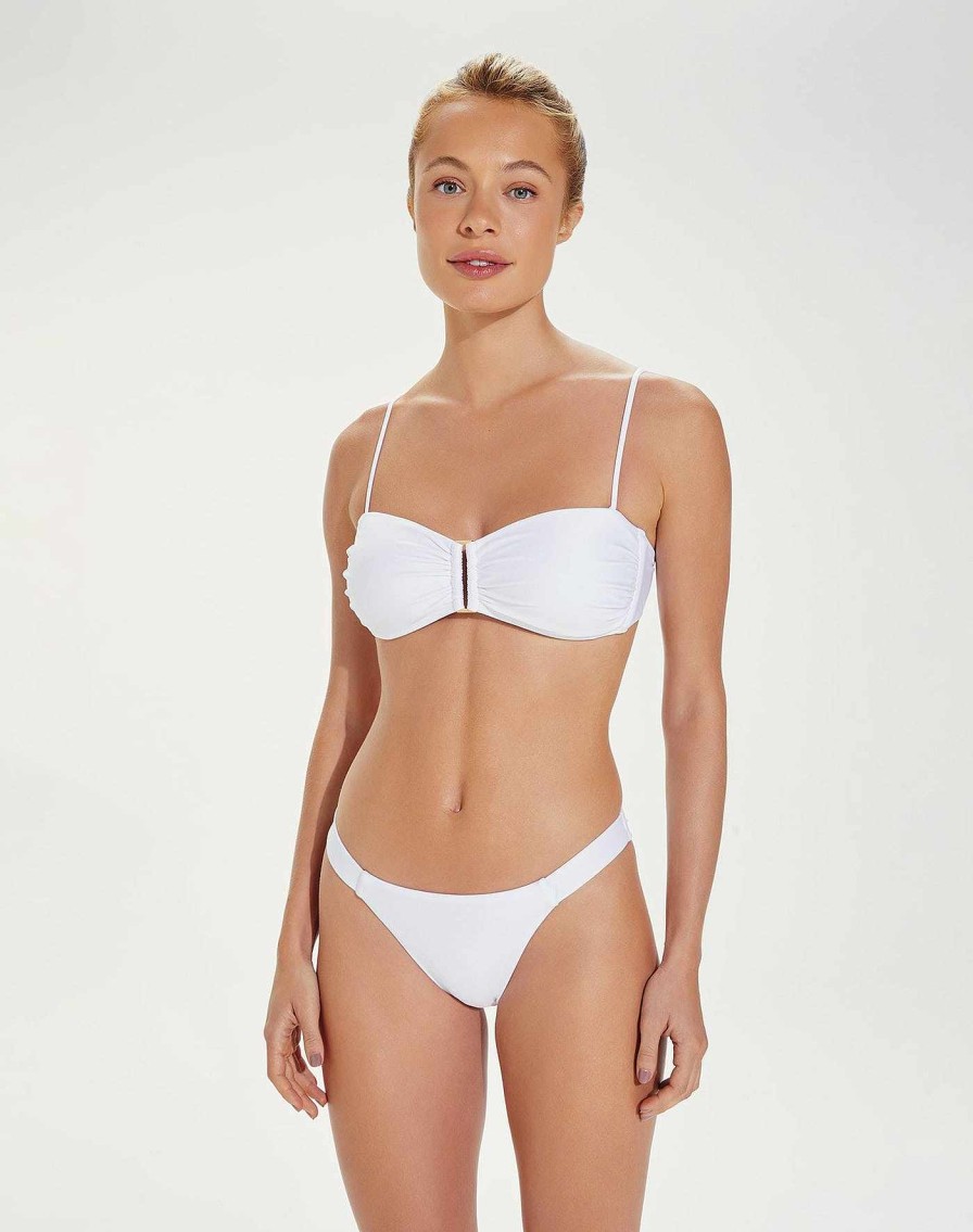 Swim Vix Bandeau | Square Bandeau Top White