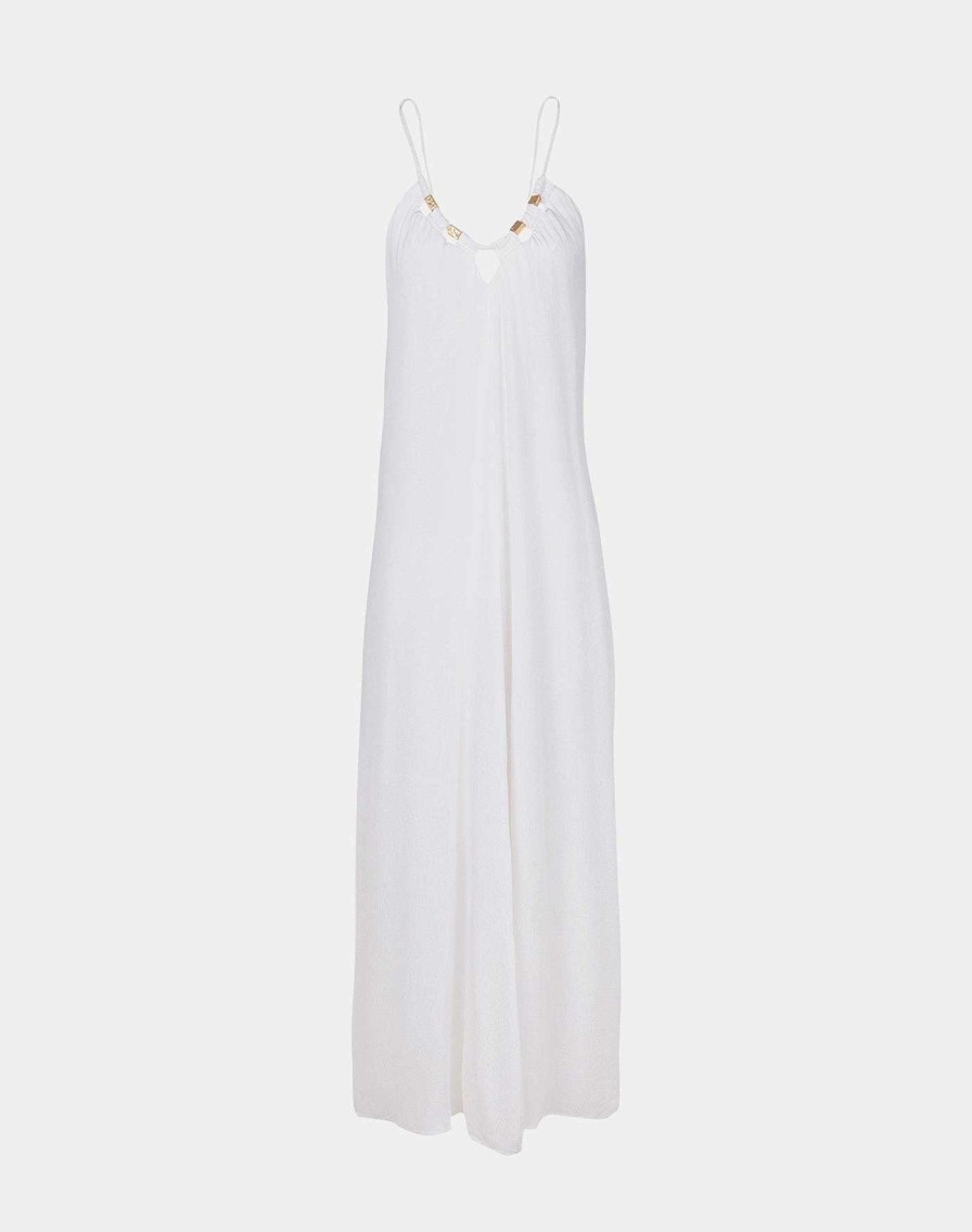 Clothing Vix Long Dresses | Zima Long Dress Off White