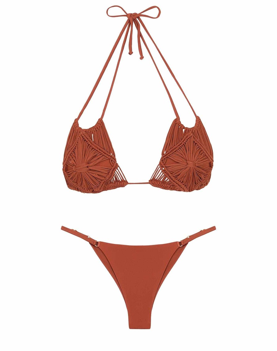 Swim Vix Triangle | Alice Tri Top Camel