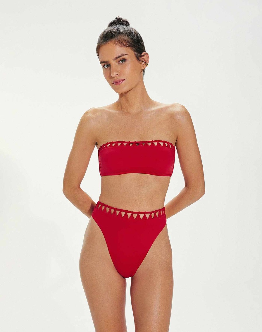 Swim Vix Bralette | Leeza Bandeau Top Red Pepper