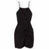 Clothing Vix Short Dresses | Gisa Short Dress Black